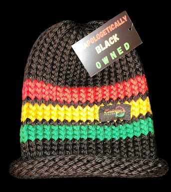 Black Handcrafted Crochet Beanie