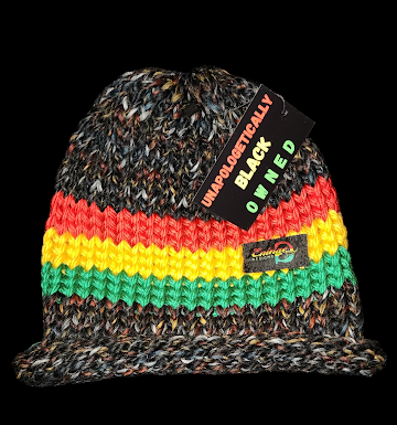 Oil Slick Handcrafted Crochet Beanie